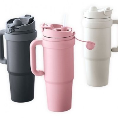 RILEY TUMBLER WITH RETRACTABLE STRAW (MIDNIGHT)