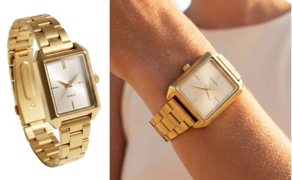 HAILEY GOLD TONE WATCH - Image 1